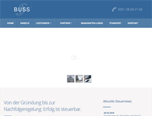 Tablet Screenshot of buss-berlin.de